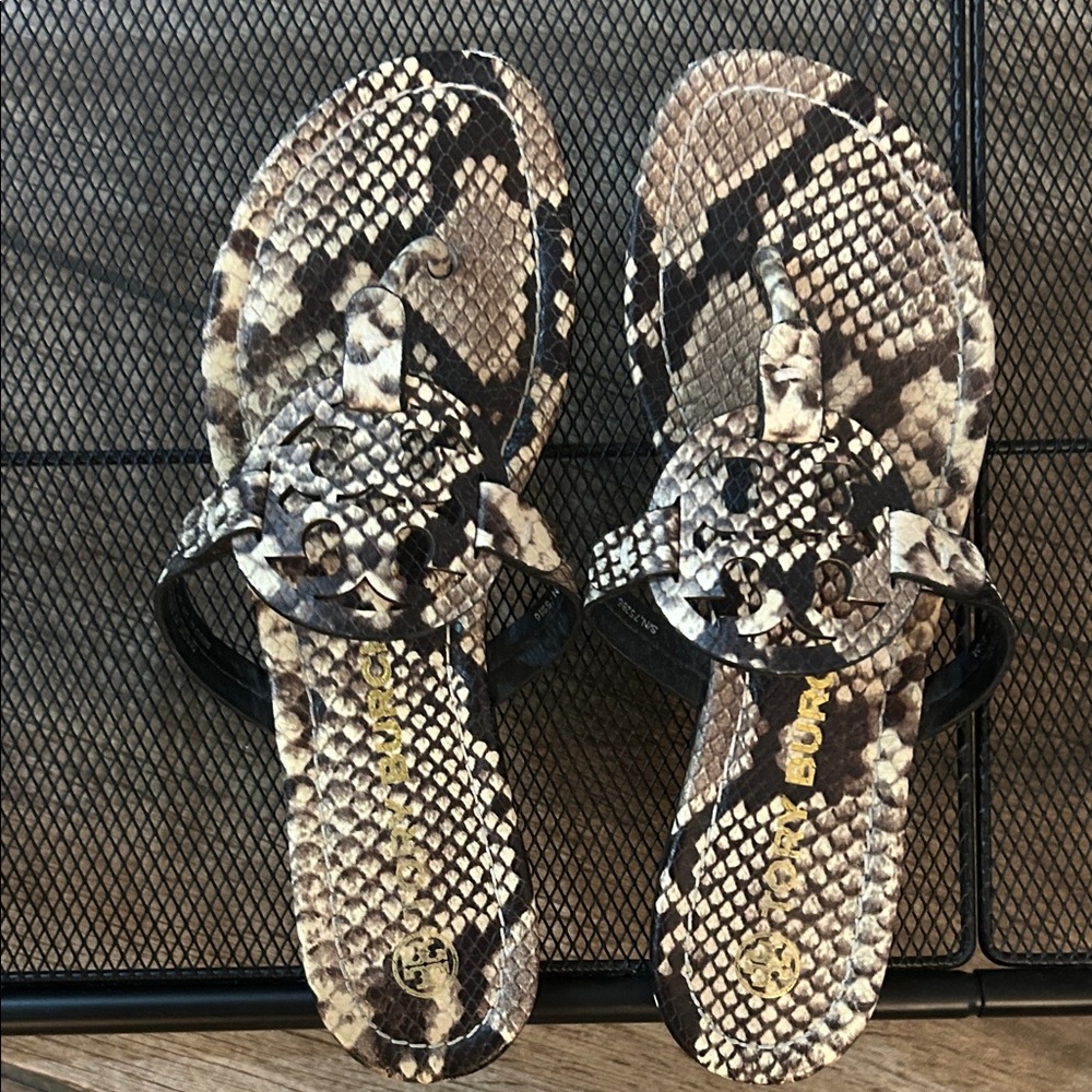 Snakeskin Pattern Sandals